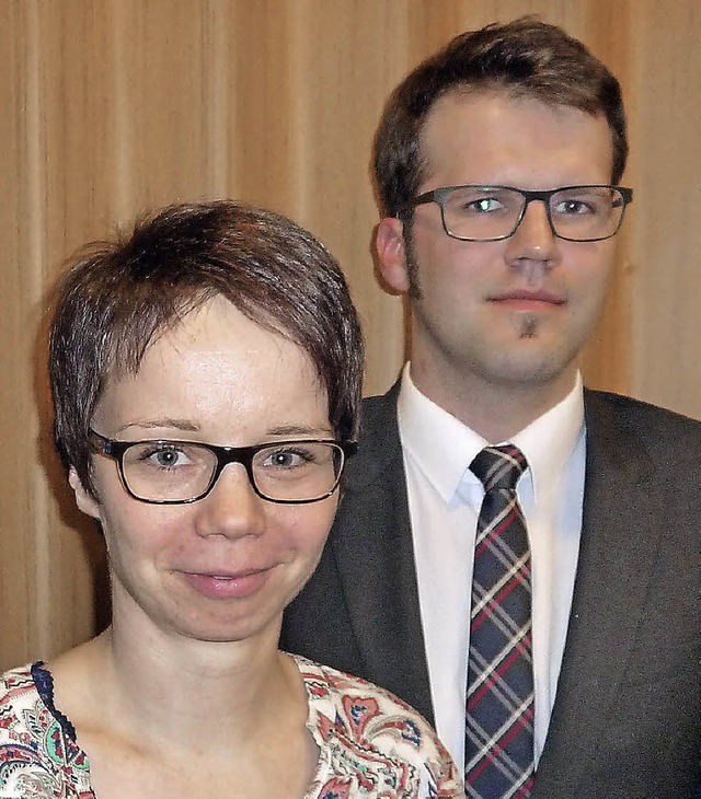 Sie sind neu im Vorstand:  Michaela Knpfle und Ralf Thoma.   | Foto: Heidrun Simoneit