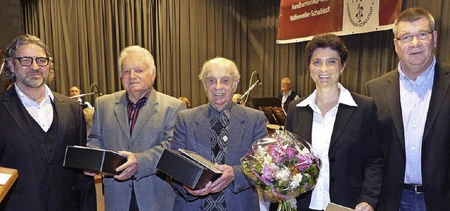 Der Vorsitzende Ralf Brgelin (links) ..., Theodor Gutgsell und  Birgit Meier.   | Foto: Privat