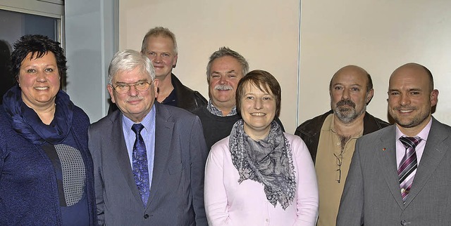 Das Vorstandsteam der CDU in Niederrimsingen  | Foto: hans-jochen voigt
