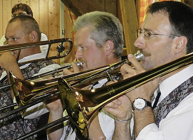 Musiker vom Musikverein Rohmatt beim Konzert     | Foto: Archivbild: Wiezel