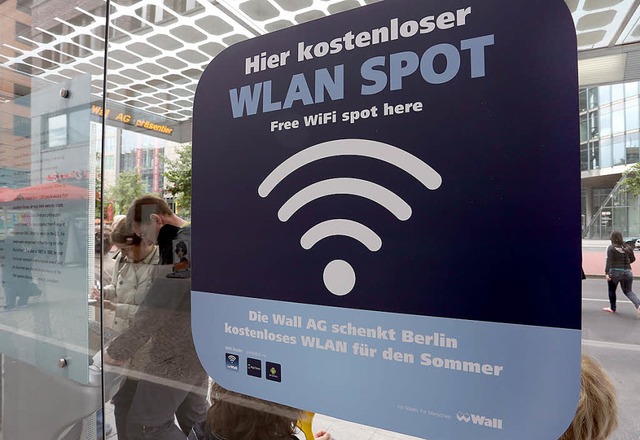 Netzzugang fr jedermann: W-LAN-Angebot in Berlin   | Foto: dpa