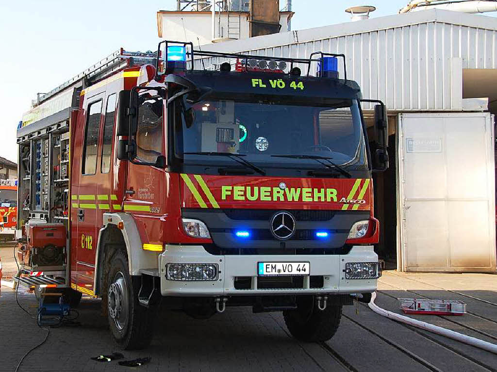 Die Feuerwehren aus Denzlingen, Vrstetten und Reute waren im Einsatz.