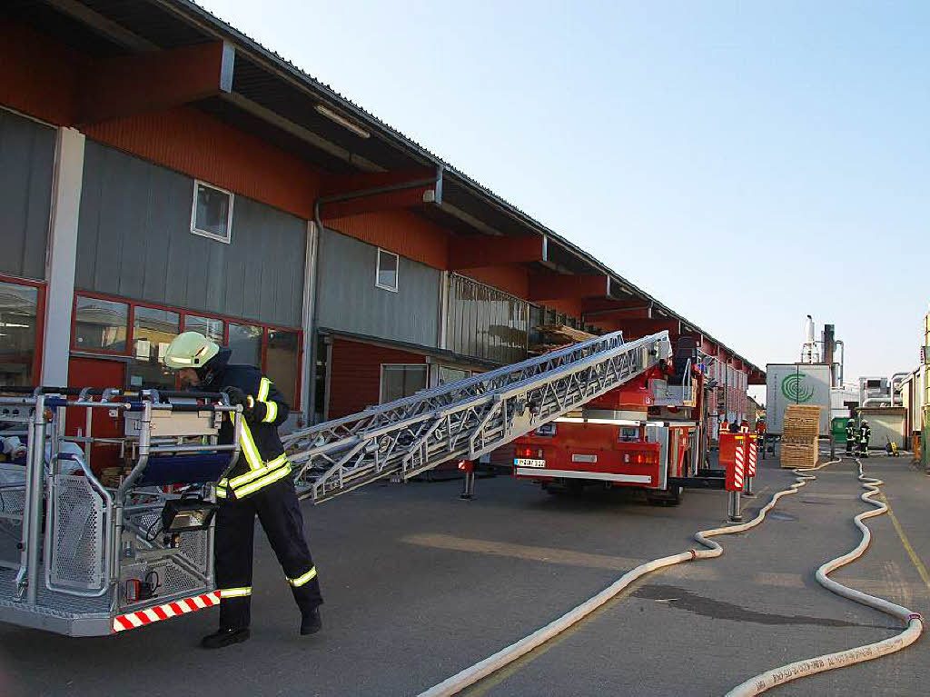 Die Feuerwehren aus Denzlingen, Vrstetten und Reute waren im Einsatz.