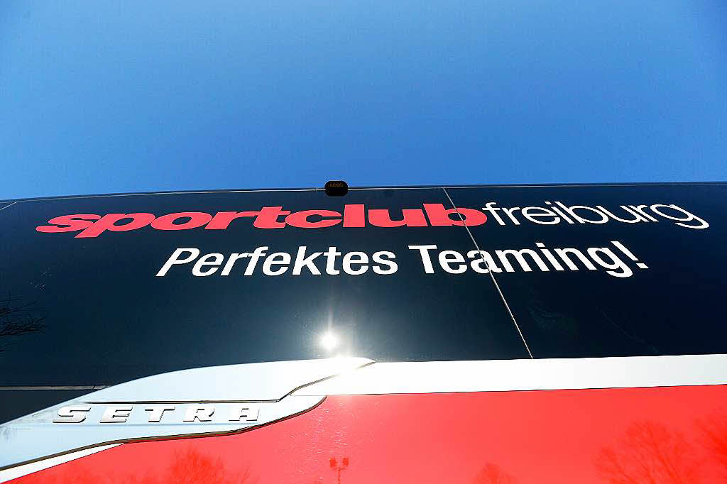 Der neue Mannschaftsbus des SC Freiburg