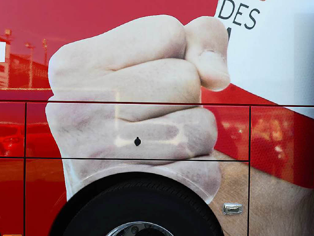 Der neue Mannschaftsbus des SC Freiburg