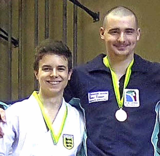 Oliver Lotz (links), hier mit dem Sieger Tadej Dajman aus Slowenien  | Foto: bz