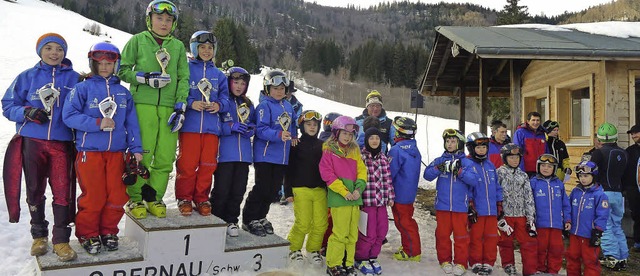 Die Kinder bildeten bei den Vereinsmeisterschaften das grte Teilnehmerfeld.  | Foto: Skizunft