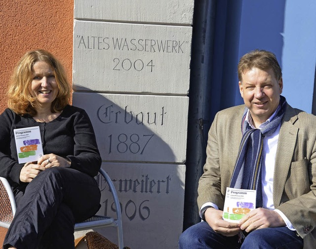 Birgitt Kiefer und Jrgen Rausch vom SAK  | Foto: Nina Brschneider