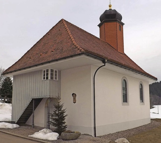 Schutzpatron der Kapelle auf dem Schel...he Adelsspross St. Wendelin ebenfalls.  | Foto: wolfgang adam