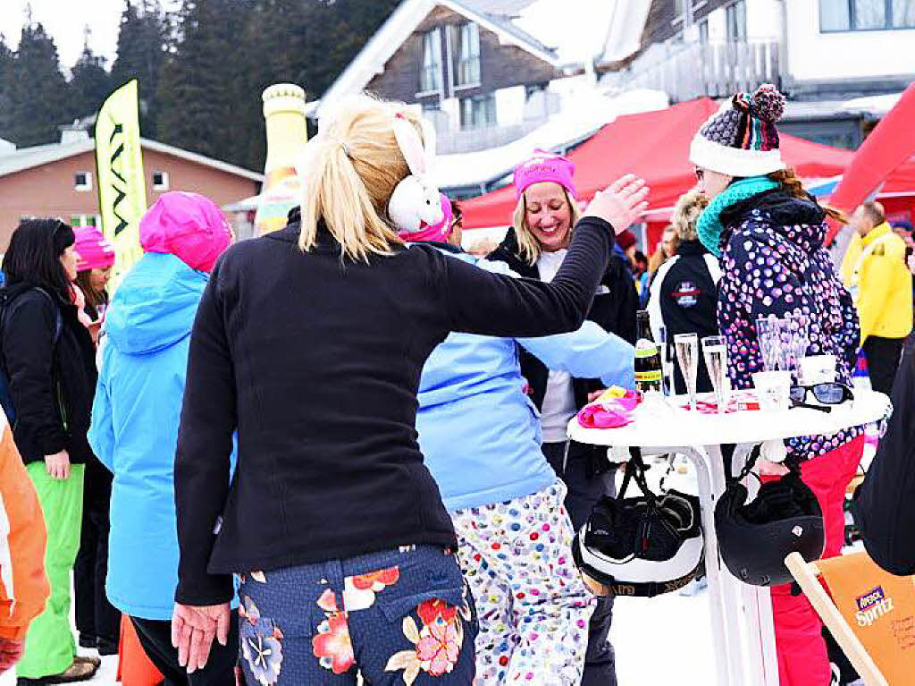 Stimmung, Sonne, Schnee: der achte Ladies Day auf dem Feldberg.<?ZE?>
