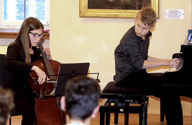 Achteten auf sich: Mathilda Meier und Albert Vetter   | Foto: S. Decoux-Kone