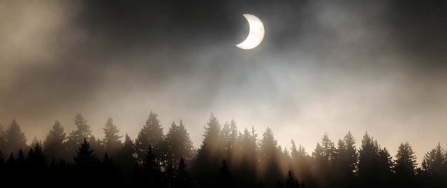 Eine partielle Sonnenfinsternis ist be...fessioneller Begleitung durch den AVO.  | Foto: dpa