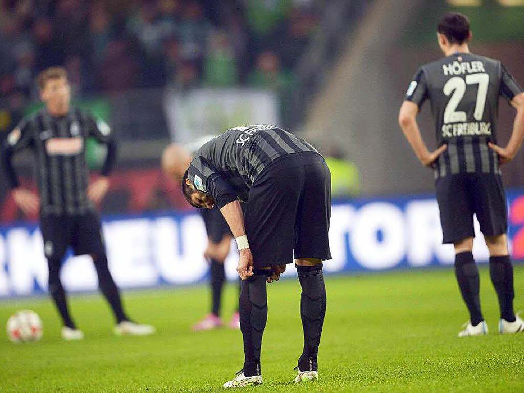 Der SC Freiburg verliert nach einer schwachen Partie in Wolfsburg mit 0:3.