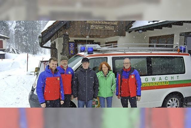 Die Bergwacht Schwarzwald ist mittlerweile ganzjhrig im Einsatz