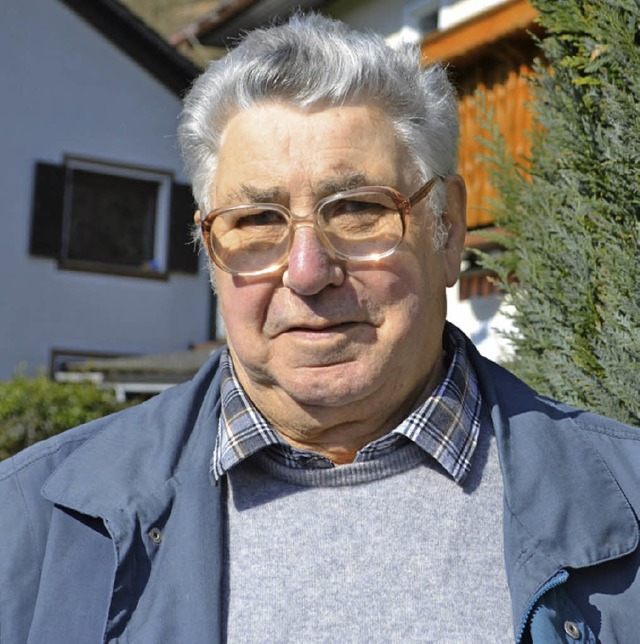 Herbert Stterle feiert heute seinen 80. Geburtstag.   | Foto: Berger