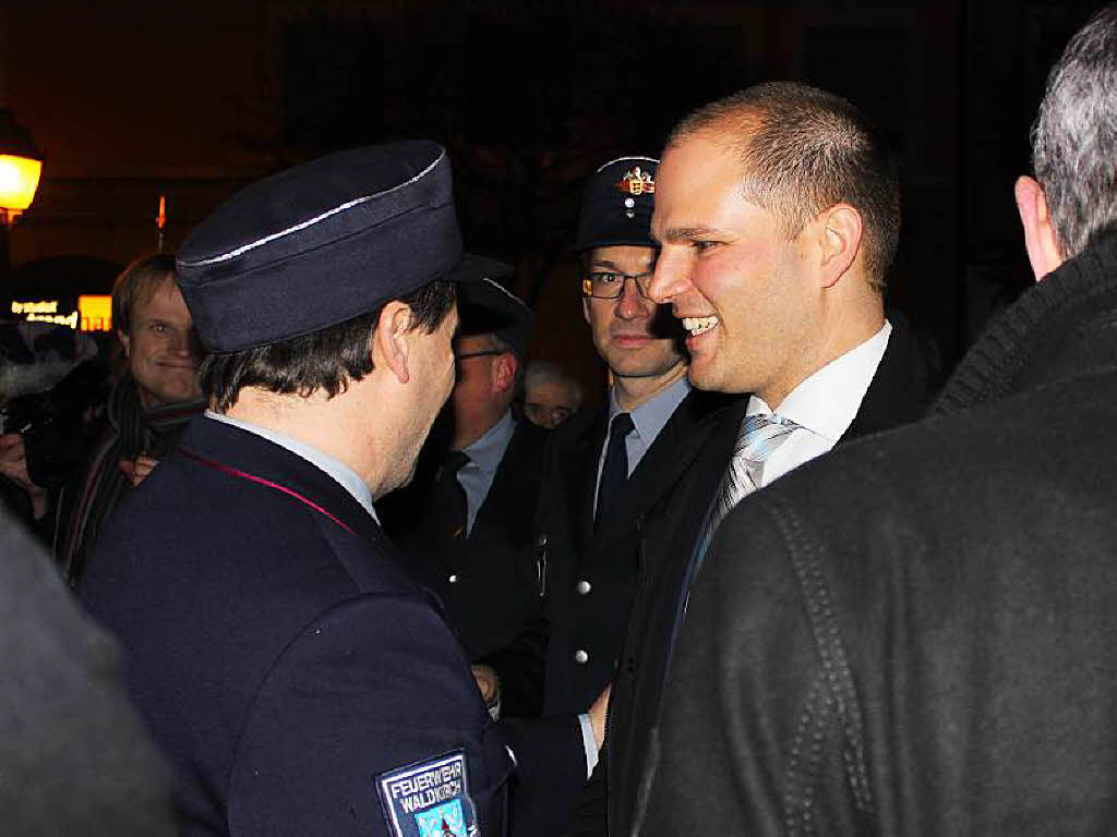 Die Feuerwehr gratuliert.