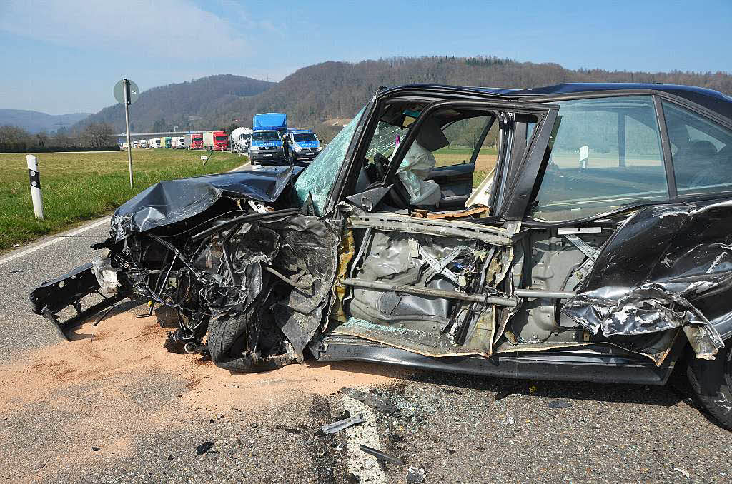 Zwei Verletzte bei Unfall auf der B 316 Rheinfelden Badische Zeitung
