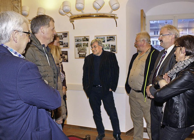 Nachdem das Ergebnis bekannt gegeben w...standes, Klaus Bhler, die Gewhlten.   | Foto: Cornelia Liebwein