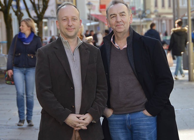 Peter Erdrich und Norbert Groklaus auf Bonhoeffers Spuren   | Foto: rAB