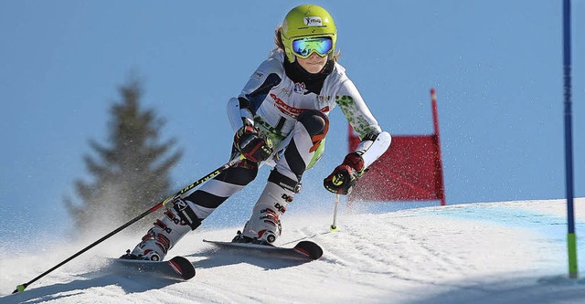 Couragiert: Die Neuenburgerin Chiara H...als 13. im Slalom in die Punkternge.   | Foto: Horning-Wiesler