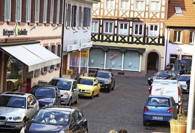 Block in die Rohanstrae. Nach einem V...-Geschftsstelle (rechts)  wegfallen.   | Foto: ARCHIVFOTO: SANDRA DECOUX-KONE