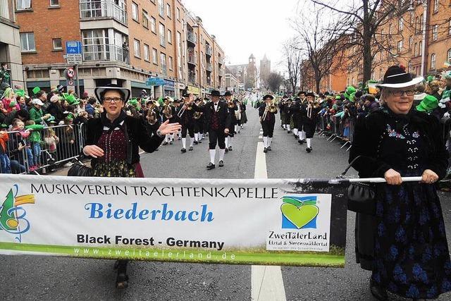 Trachtenkapelle Biederbach rockt St.-Patricks-Day in Dublin