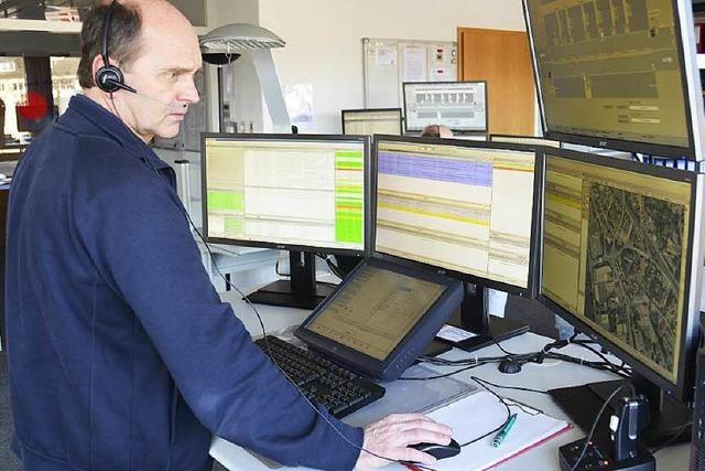 So arbeitet die Integrierte Leitstelle in Emmendingen