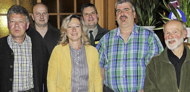 Die Sthlinger Brgermeisterin Isolde ...Hermle, Frank Kech und Volker Kramer.   | Foto: Dietmar Noeske