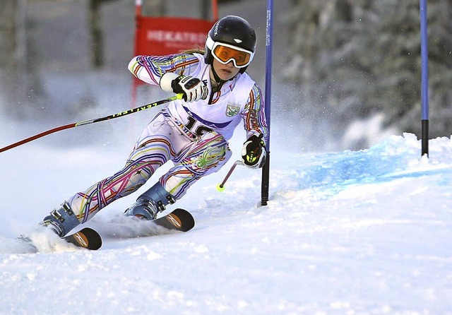 Elena Lngin kam beim Deutschen Schle...Riesenslalom auf die Rnge 32 und 44.   | Foto: Siegmund