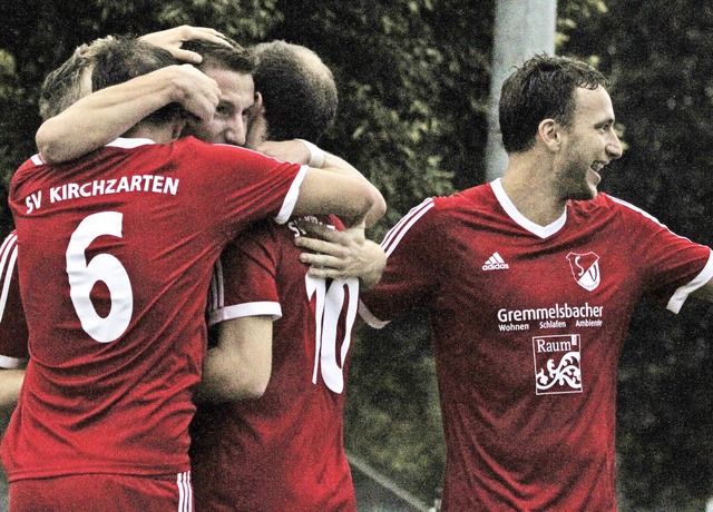 Neuer Zusammenhalt:    Kirchzarten mit...liegt auf Rang vier  der Bezirksliga.   | Foto: Konzok