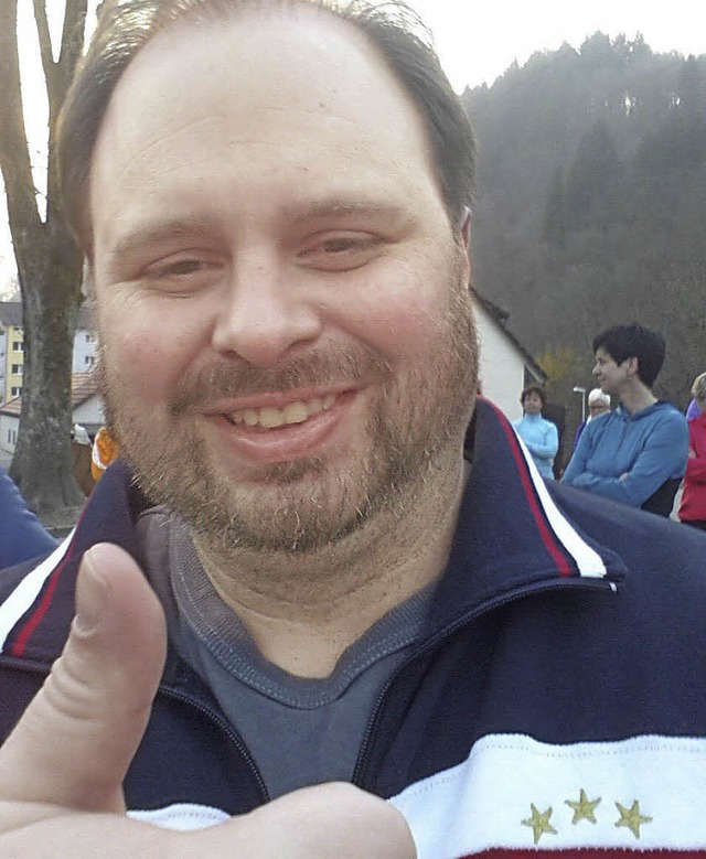 <ppp> was sich am Ziel eindeutig gend.../ppp>Wie das Selfie des Lufers zeigt.  | Foto: Andr Hnig