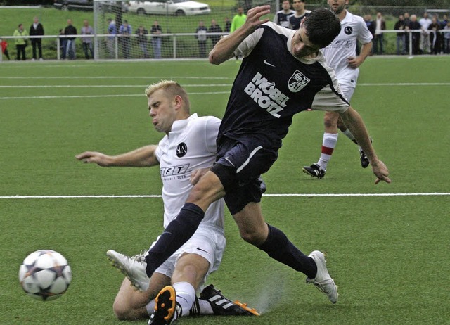 Um den Aufstieg in die Bezirksliga due...nspiel gewannen die Murger mit 1:0.     | Foto: Michael neubert