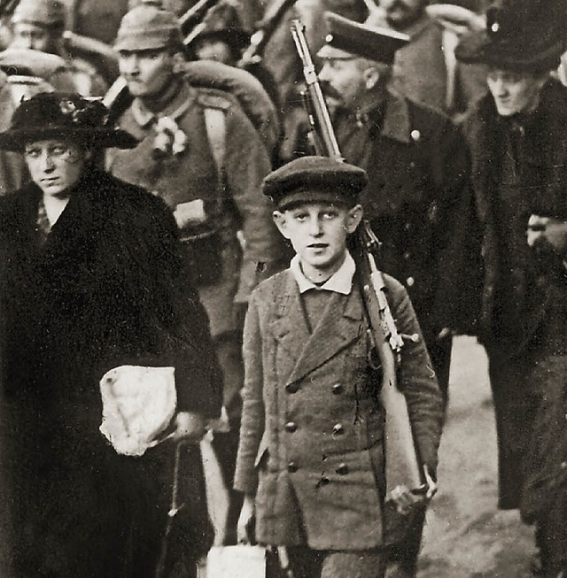 Zum Krieg erzogen:  im August 1914   | Foto: dpa