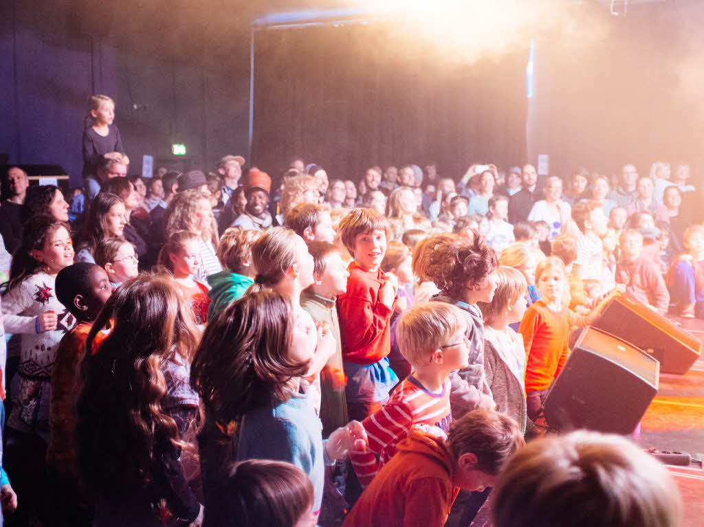 HipHop fr Kinder: Das Hamburger Trio Deine Freunde in Freiburg.