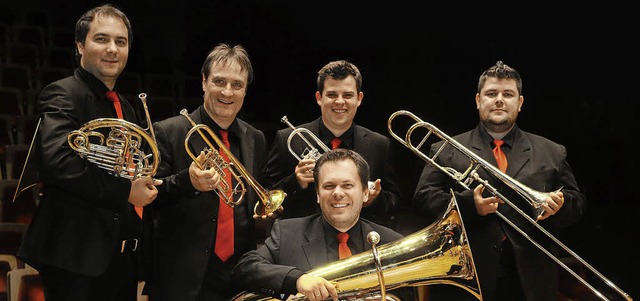 Zum dritten Mal in Lahr: das Blechblserquintett Classic Brass    | Foto: Promo