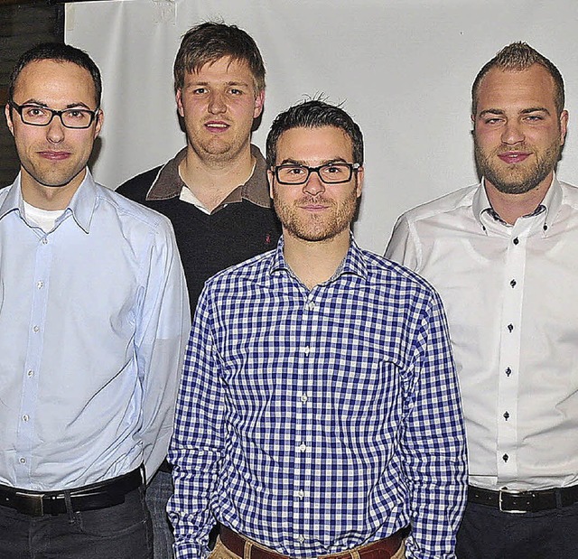 Neu  gewhlt wurde (von links) Markus ..., Felix Baumgartner und Jannick Gtz.   | Foto: Stefan Pichler
