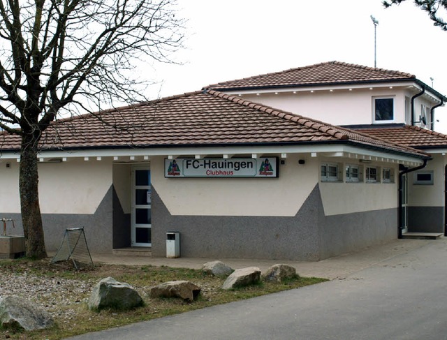 Vereinsheim FC-Httli in Hauingen: Dringend erweiterungsbedrftig.   | Foto: Paul Schleer