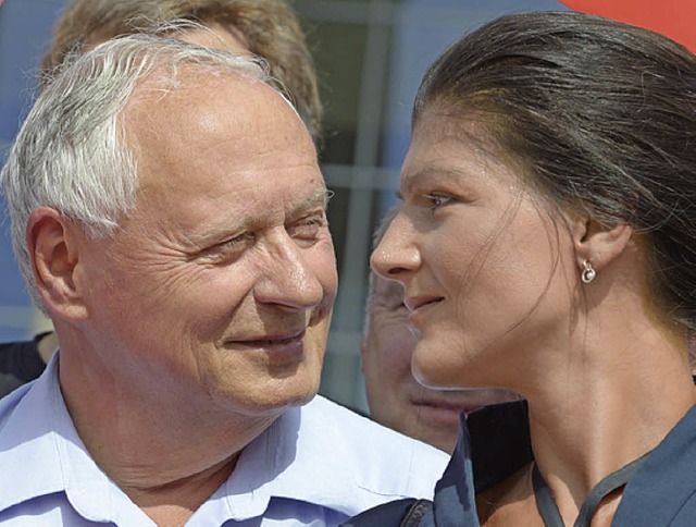 Lafontaine und Wagenknecht  | Foto: dpa