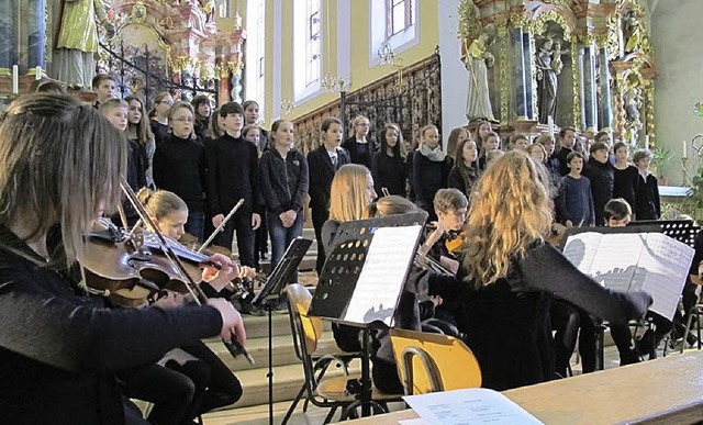Die jungen Musiker des Schiller-Gymnasiums    | Foto: Birgit Seitz