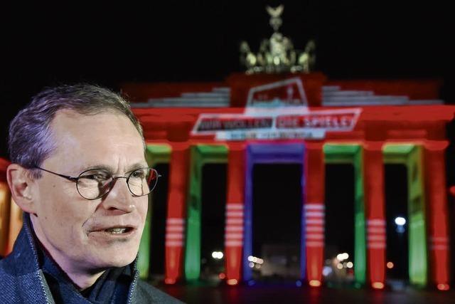 Berlins Regierender Brgermeister Michael Mller - ein ganz normaler Herr