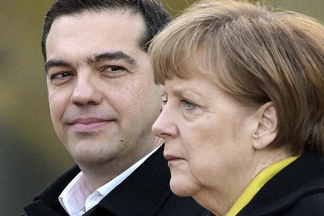 Tsipras und Merkel suchen den Dialog