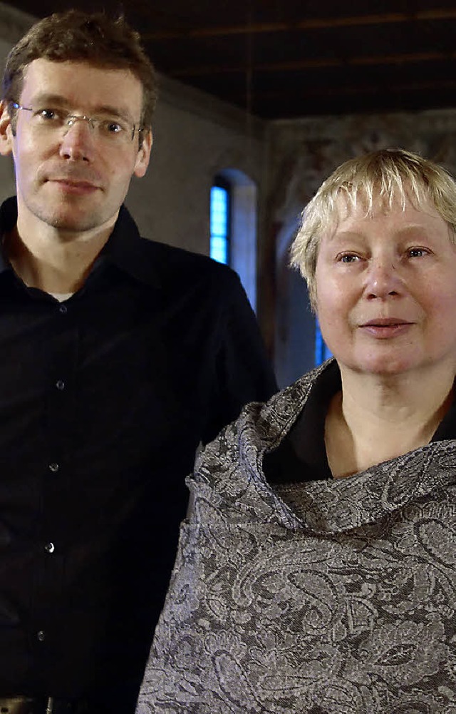 Organist Eric Maier und Sopranistin  Dorothea Rieger.   | Foto: Mahler