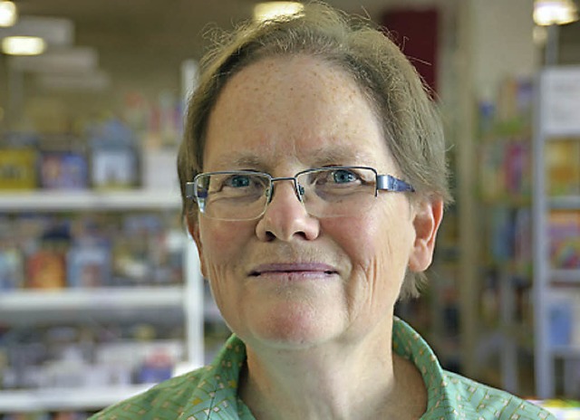 Brigitte Schnbele, Leiterin der Bibliothek  | Foto: H. Steiert