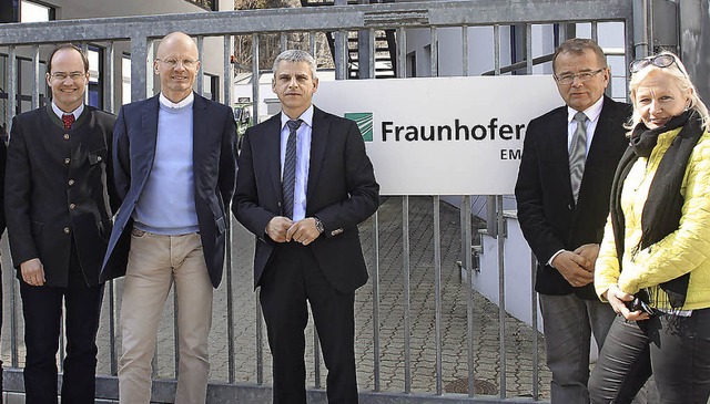 Die Spitze der CDU Kandern mit der Vor...tefan  Hiermaier (Zweiter von links).   | Foto: privat