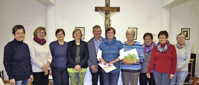 Geehrt fr 40 Jahre Mitgliedschaft: Ur...atholischen Frauengemeinschaft Gutach.  | Foto: Andrea Kurz