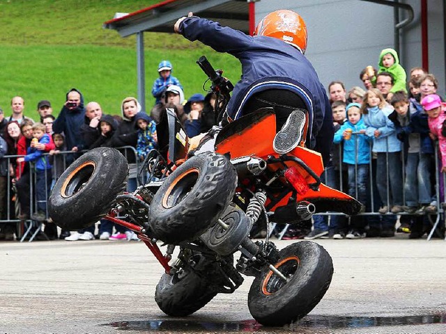 Ein Quad, wie bei einer Stuntshow in T... spielte vor Gericht eine Hauptrolle.   | Foto: Torsten Freyer