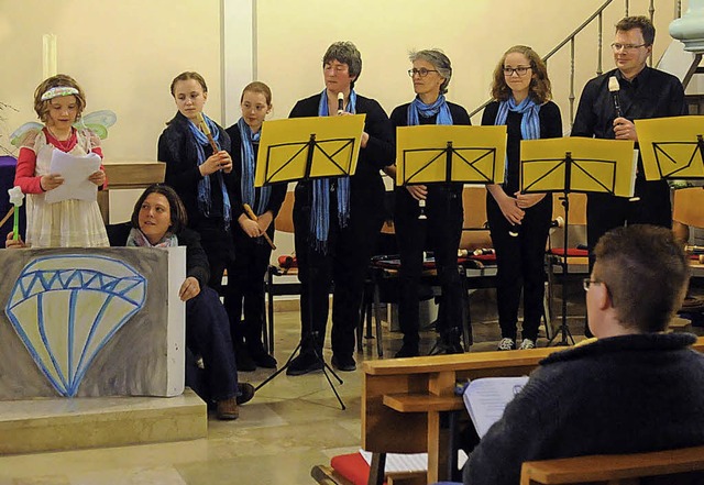 Musikmrchen in der Hugsweirer Kirche   | Foto: Wolfgang Knstle