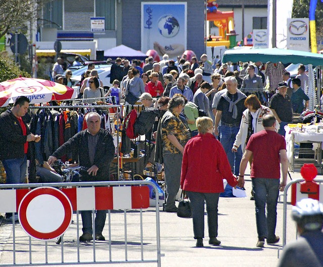 Die Festmeile wird am Sonntag wieder fr den Verkehr gesperrt werden.    | Foto: Hannes Lauber