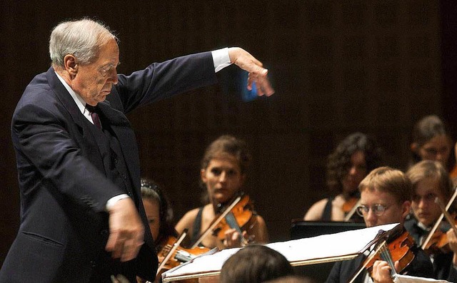 Pierre Boulez feiert seinen 90. Geburtstag.  | Foto: dpa