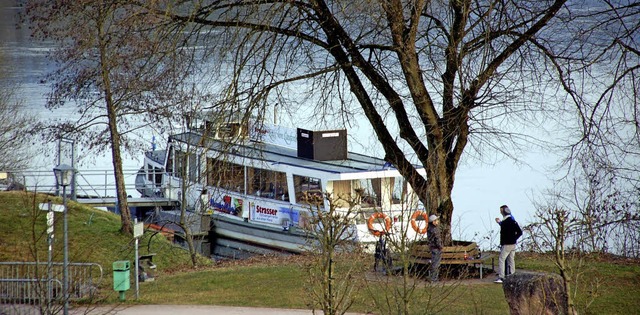 Am Andelsbach ist die Anlegestelle des Lwen.   | Foto: old